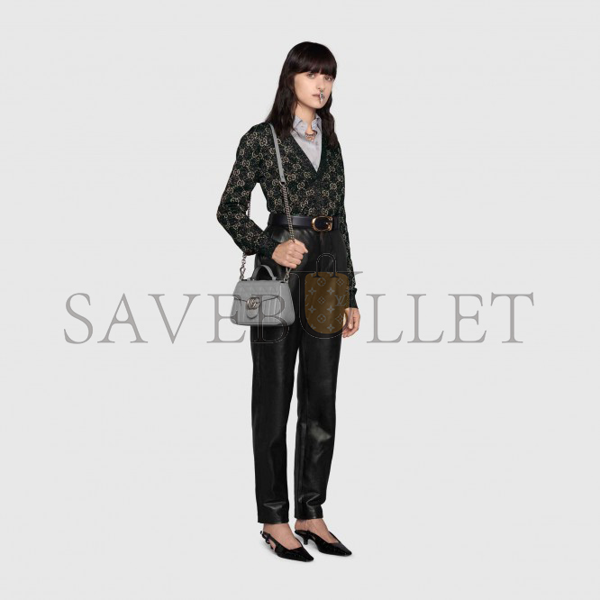 G*u*i gg marmont mini top handle bag 583571 (21*15.5*8cm)